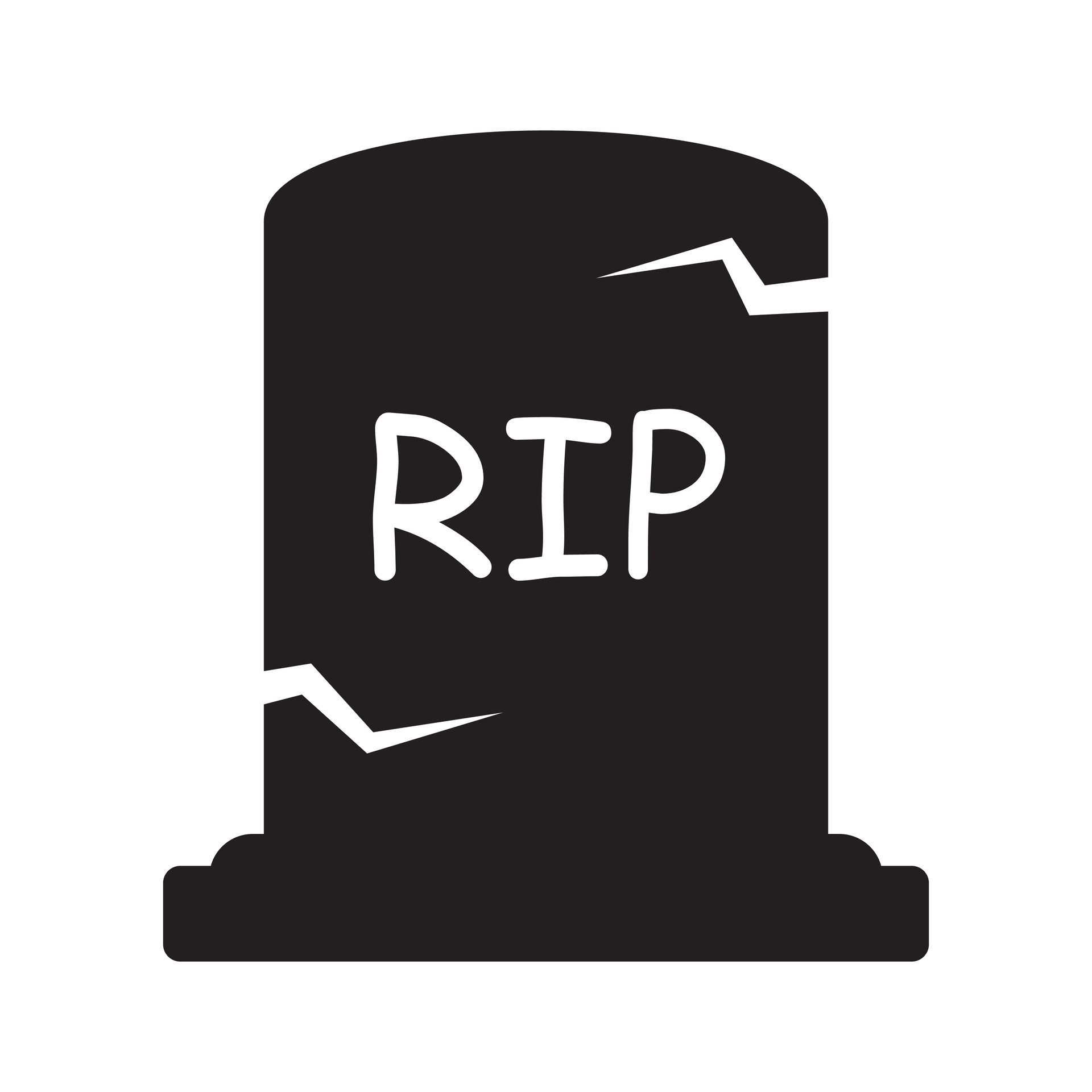 Death Funeral Grave Gravestone Graveyard Rip Svg Png Icon Free