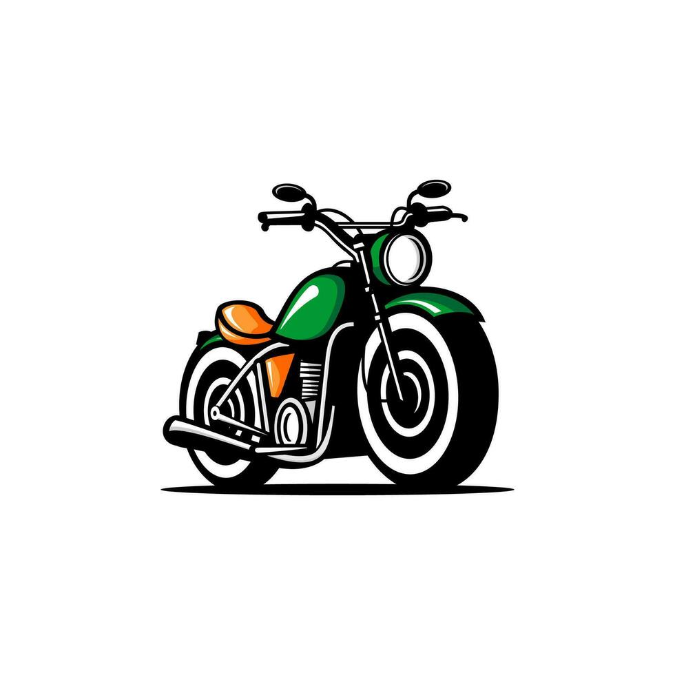 motorcycle vector, biker community vector on white background