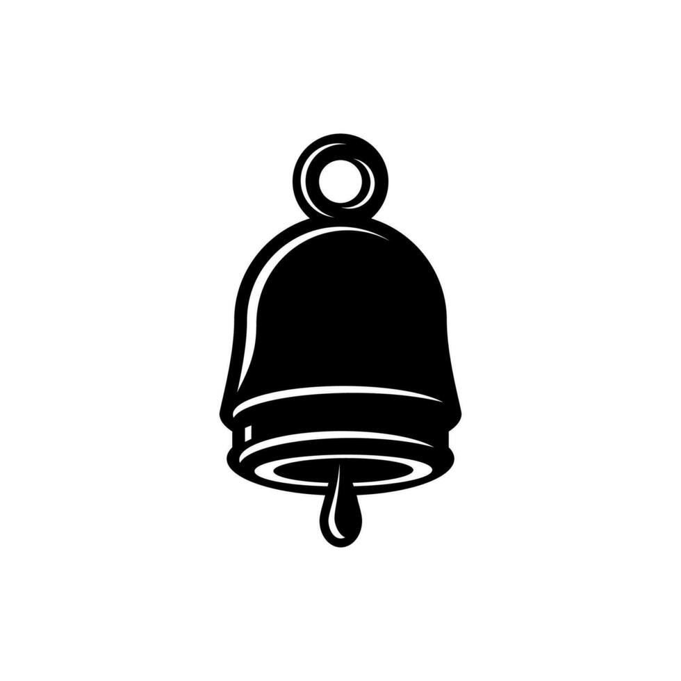 classic bell vector design on white background, bell vector