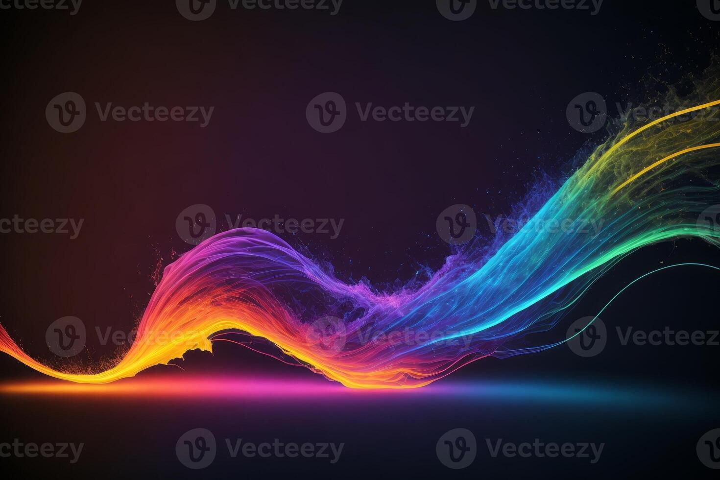 Abstract colorful backgrounf with waves. photo