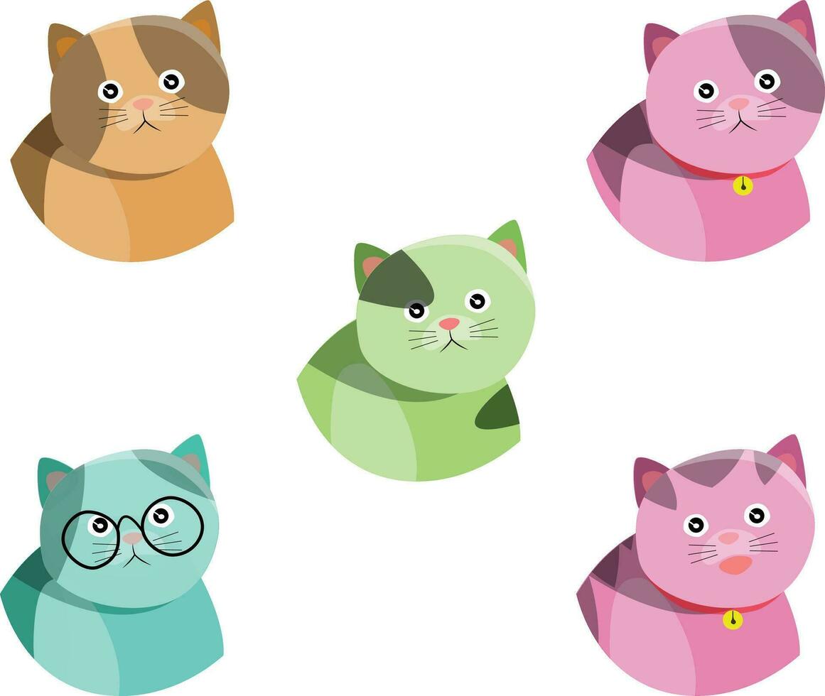 International cat day good for design illustration celebration. flat design. flyer design. flat illustration.Vector Pro vector