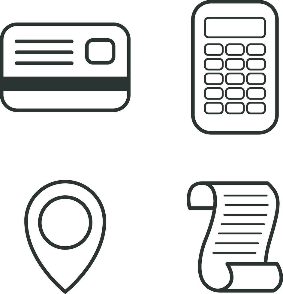 Shopping icons set. E-commerce outline web symbols for design decoration and illustration. Vector illustration.Pro Vector