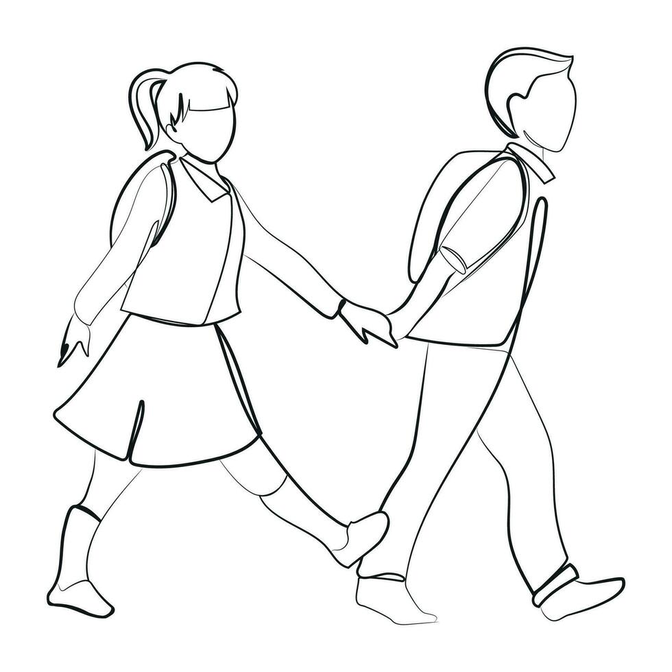 https://static.vecteezy.com/system/resources/previews/025/455/804/non_2x/children-go-to-school-line-art-sketch-drawing-illustration-boy-and-girl-with-backpacks-go-to-school-together-holding-hands-back-to-school-concept-vector.jpg