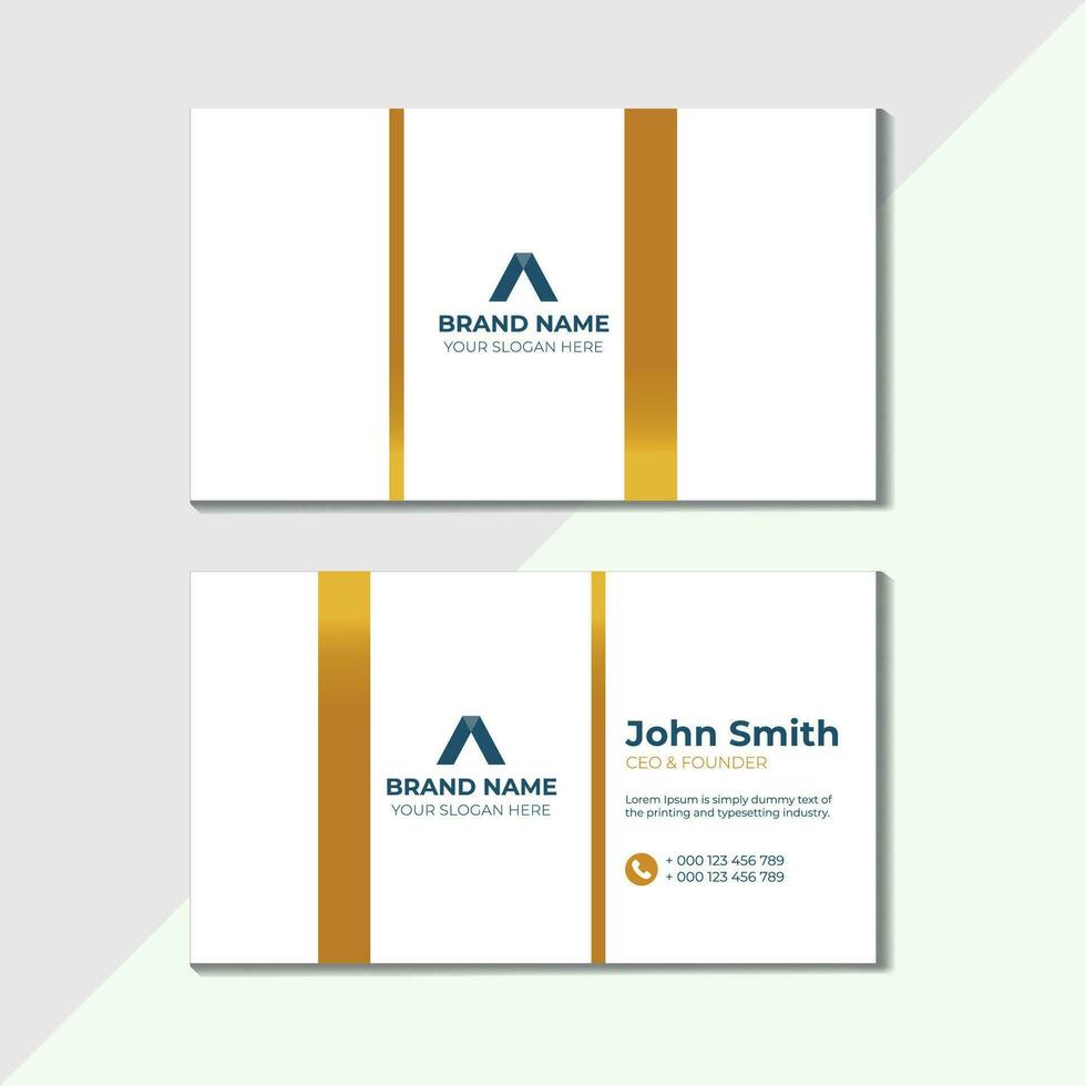 Creative modern professional business card template design vector