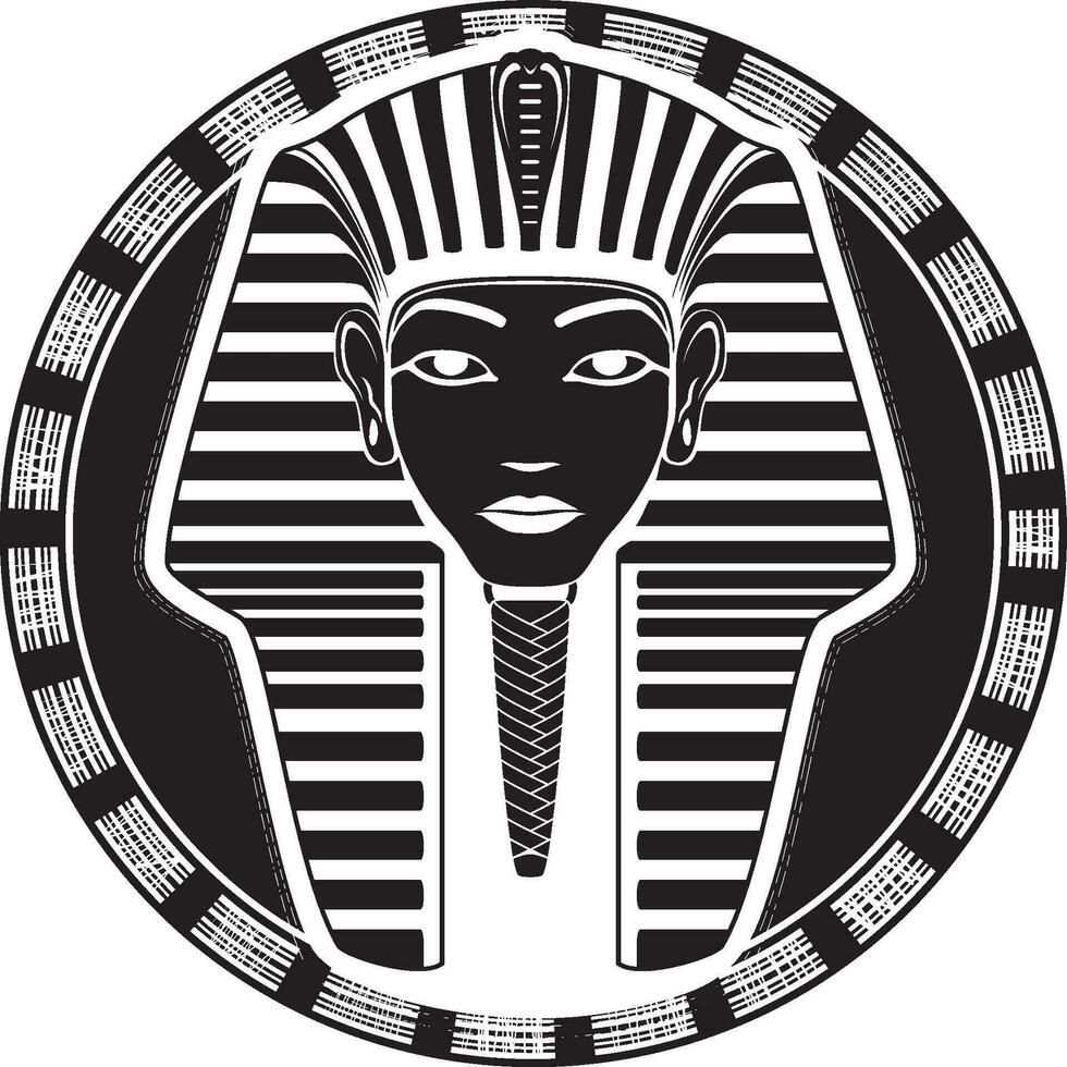 Pharaoh . Egyptian hieroglyph and symbol. vector