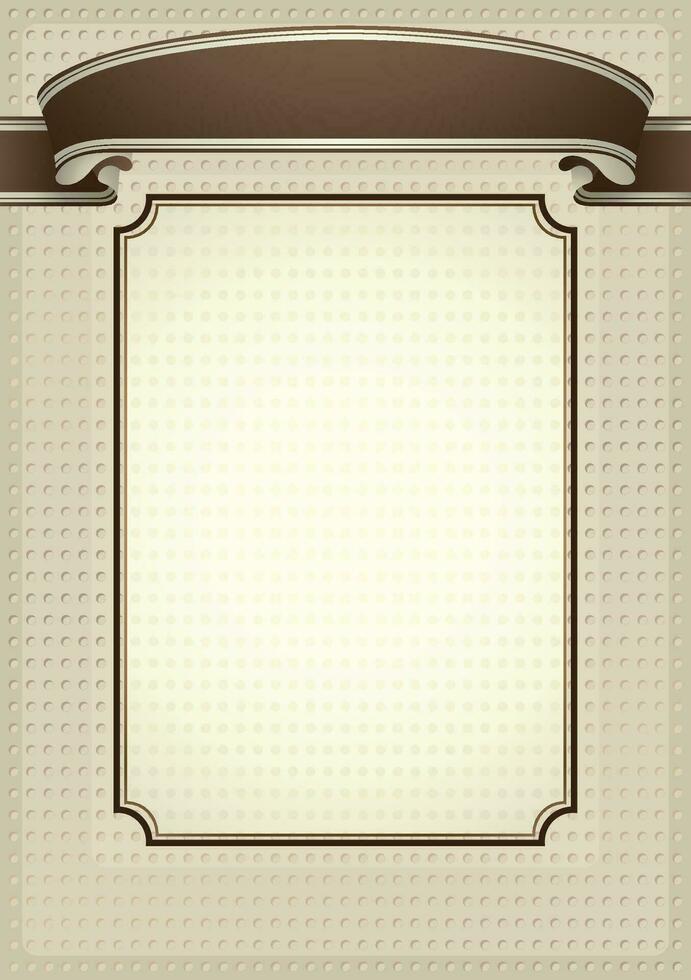 Background with ribbon banner. vector
