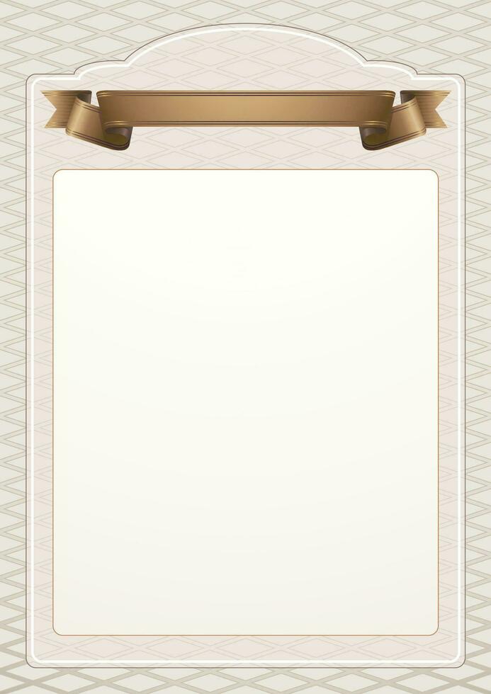 Background with ribbon banner. vector