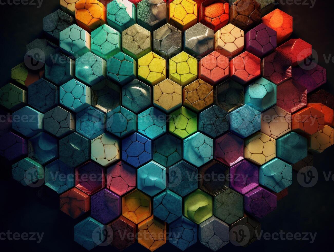 Colorful abstract background organic shapes Abstract geometric mosaic pattern created with technology photo