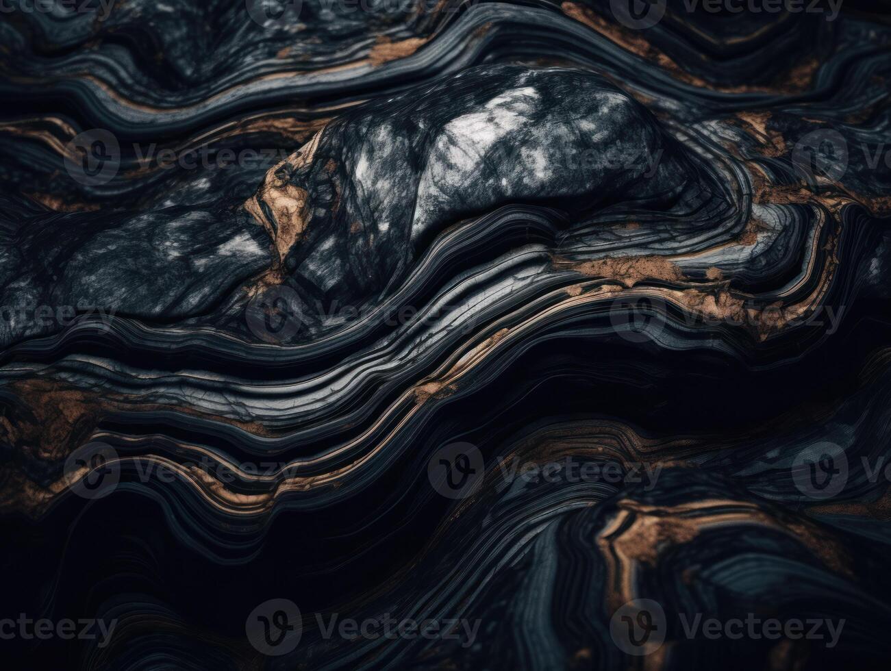 Marble stone texture background with elements of semi-precious stones and gold created with technology. photo