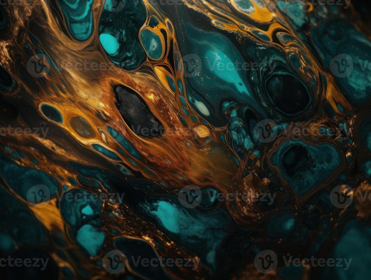 Bright fluid marble paint pattern Dynamic liquid shapes background created with technology photo