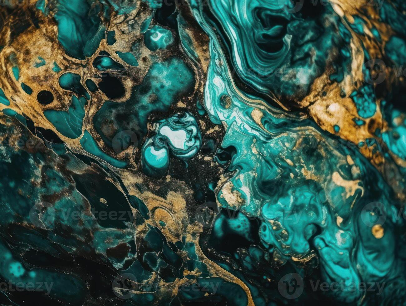 Bright fluid marble paint pattern Dynamic liquid shapes background created with technology photo