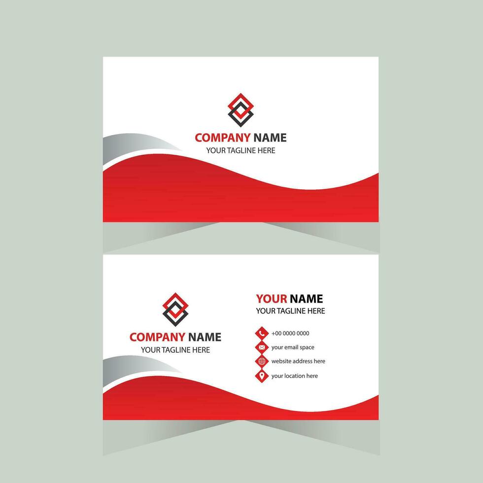 Business card design template vector