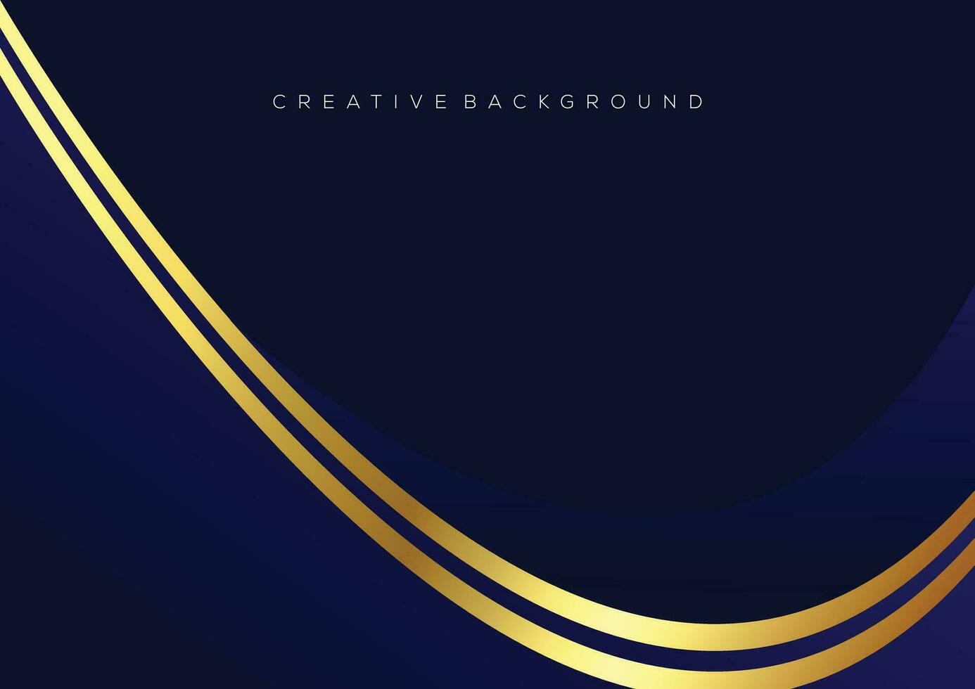 dark blue with luxury line background design vector