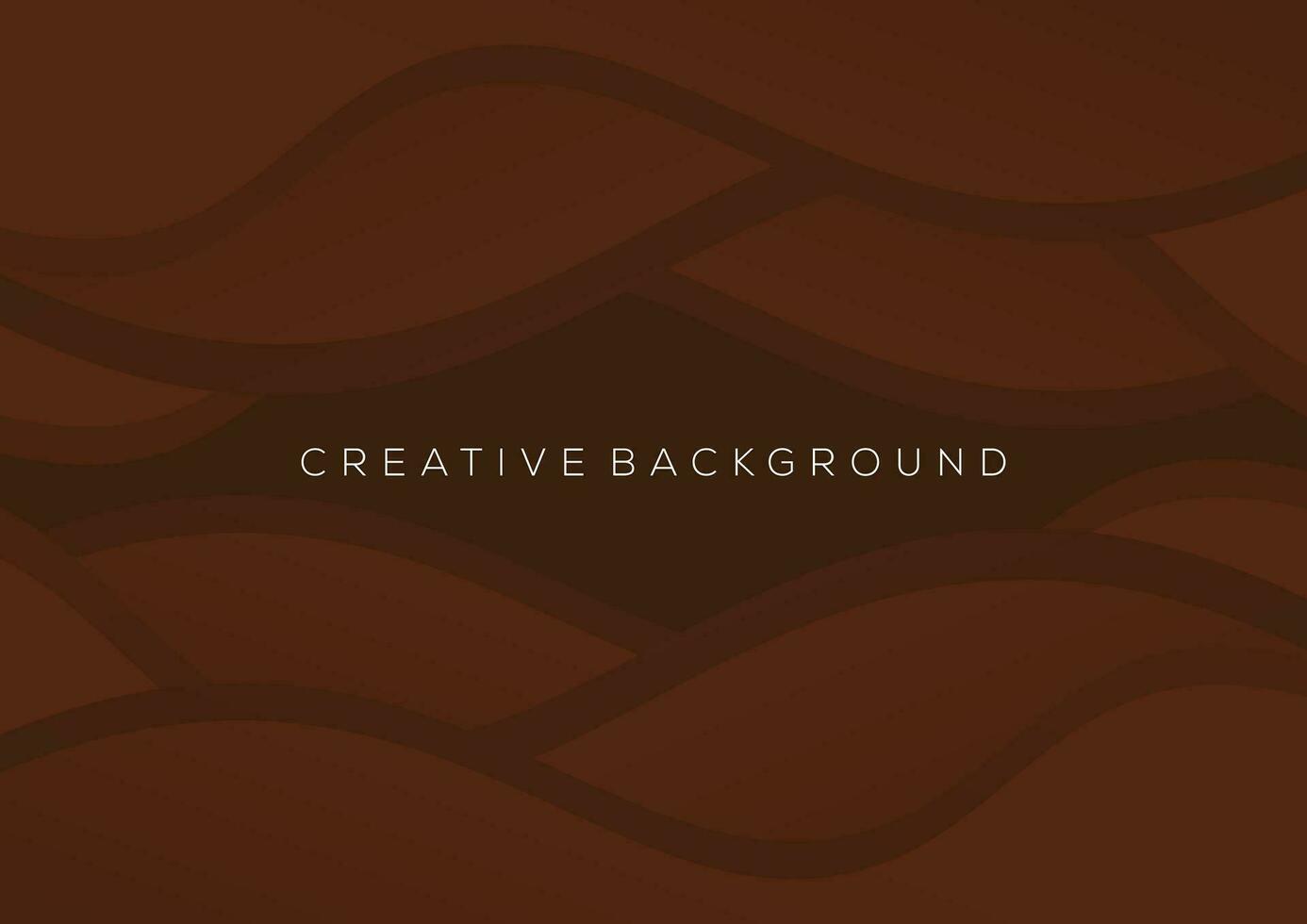 brown wave background design gradient color vector