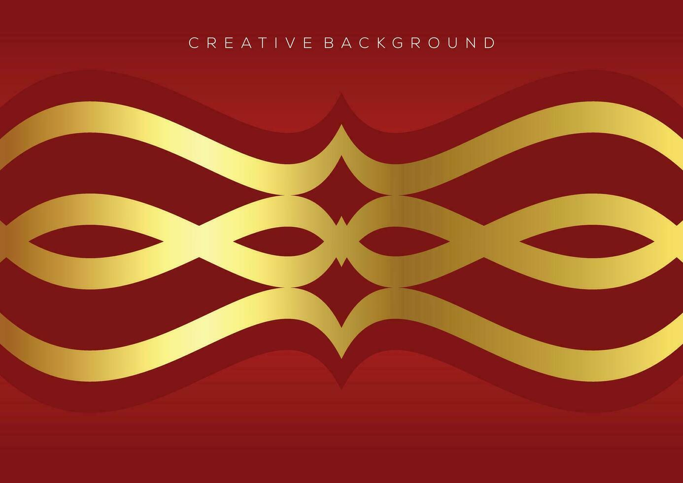 gradient red color with luxury line background vector