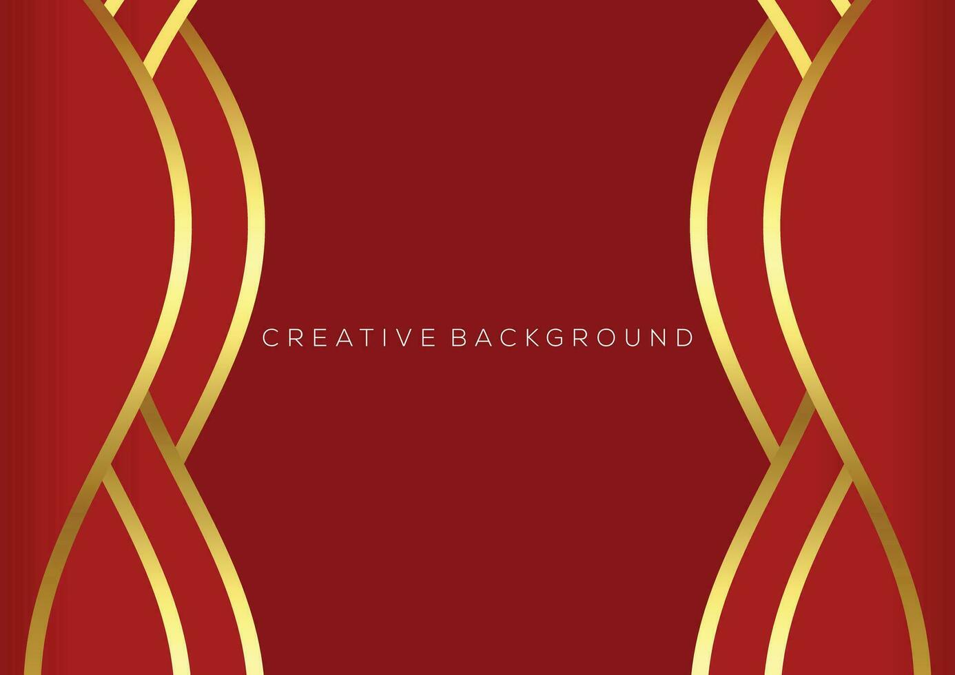 red with luxury line design modern background vector