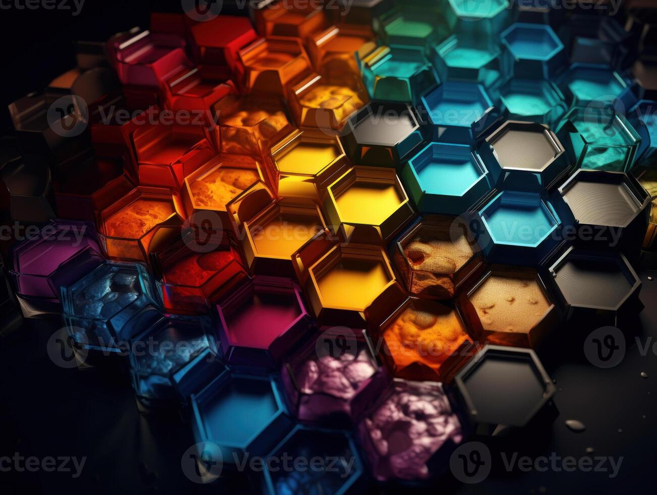 Colorful abstract background organic shapes Abstract geometric mosaic pattern created with technology photo