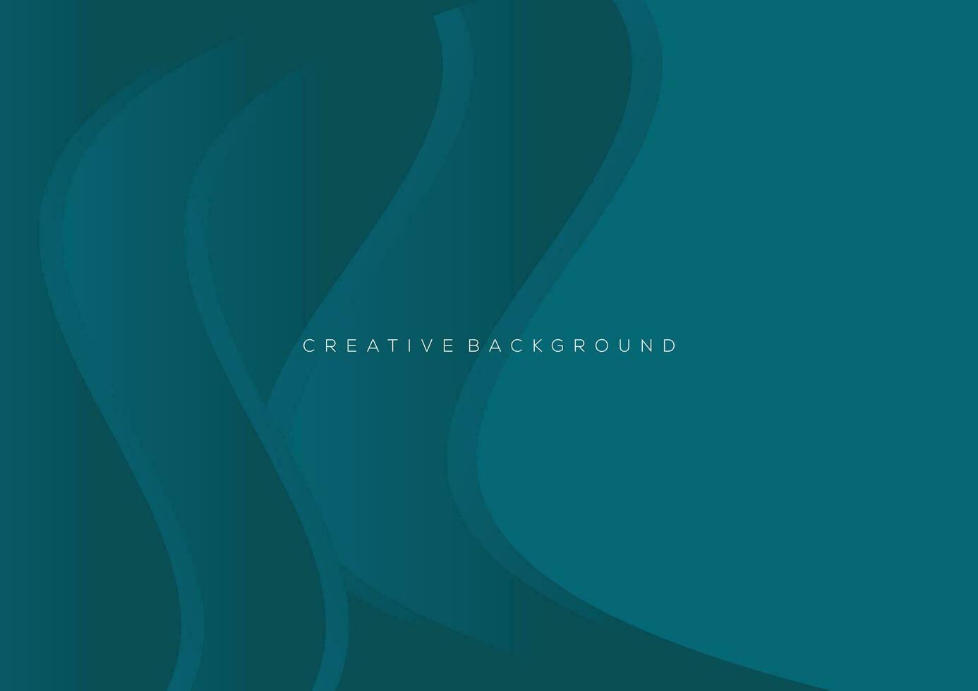 greenish blue background design wave gradient color vector