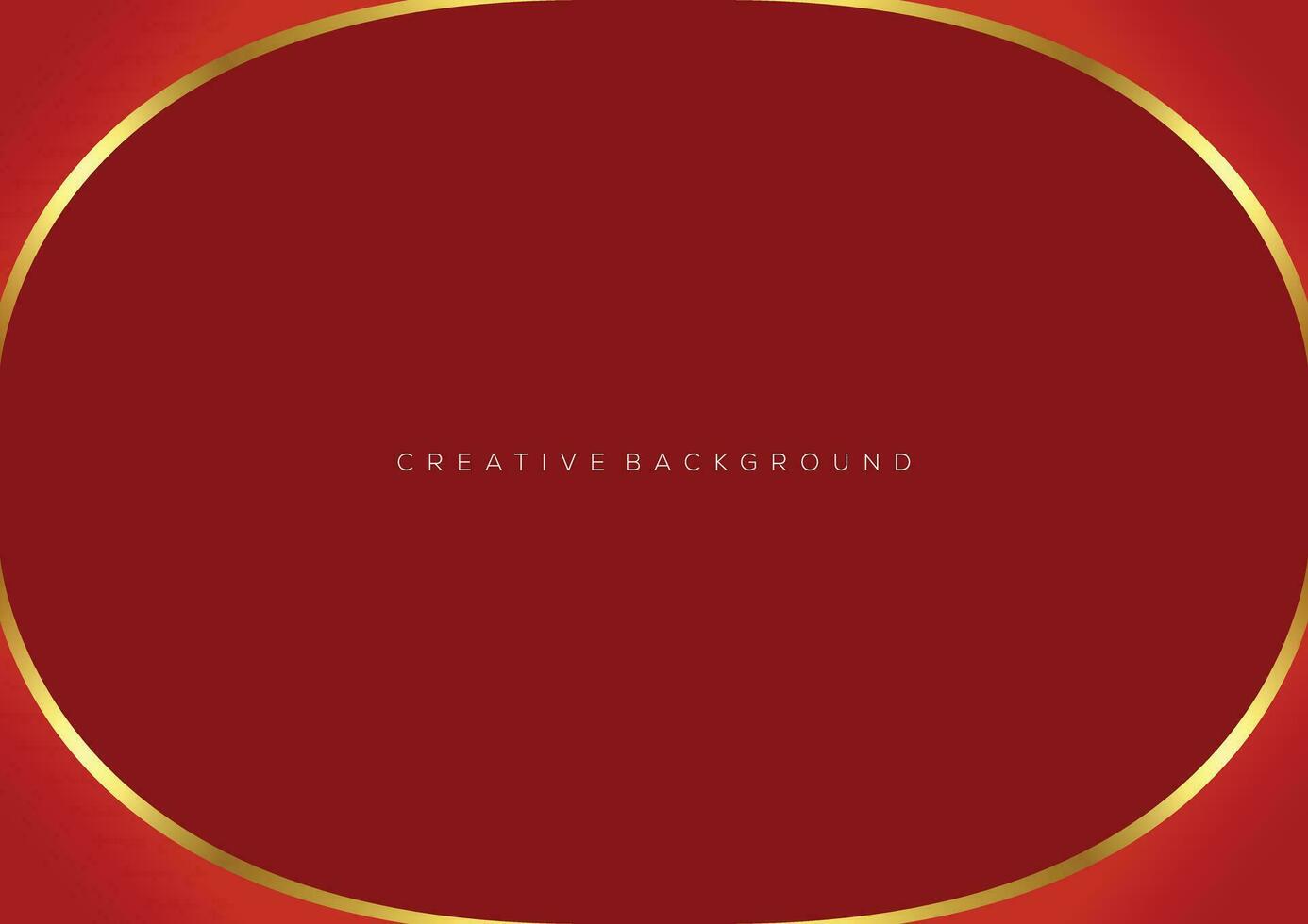 red background with luxury line design vector