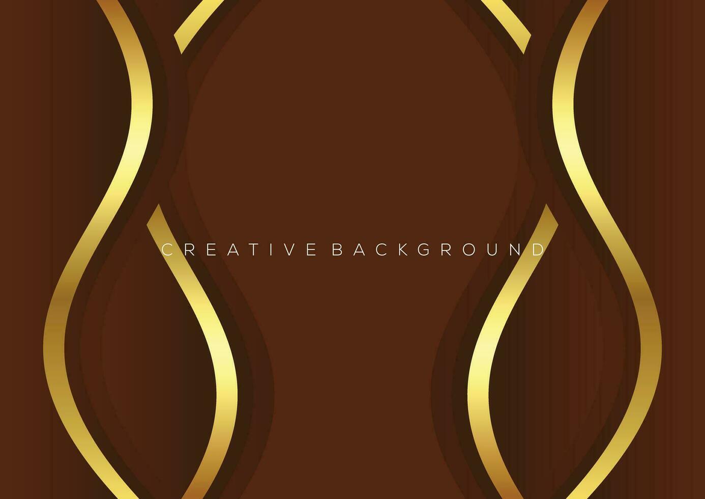 gradient brown with luxury line modern background vector