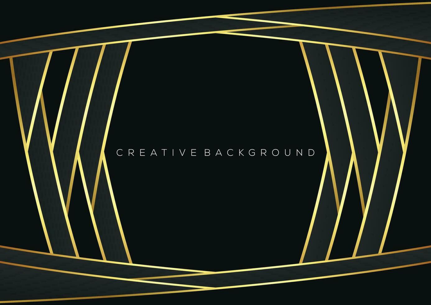 black with luxury line abstract background vector