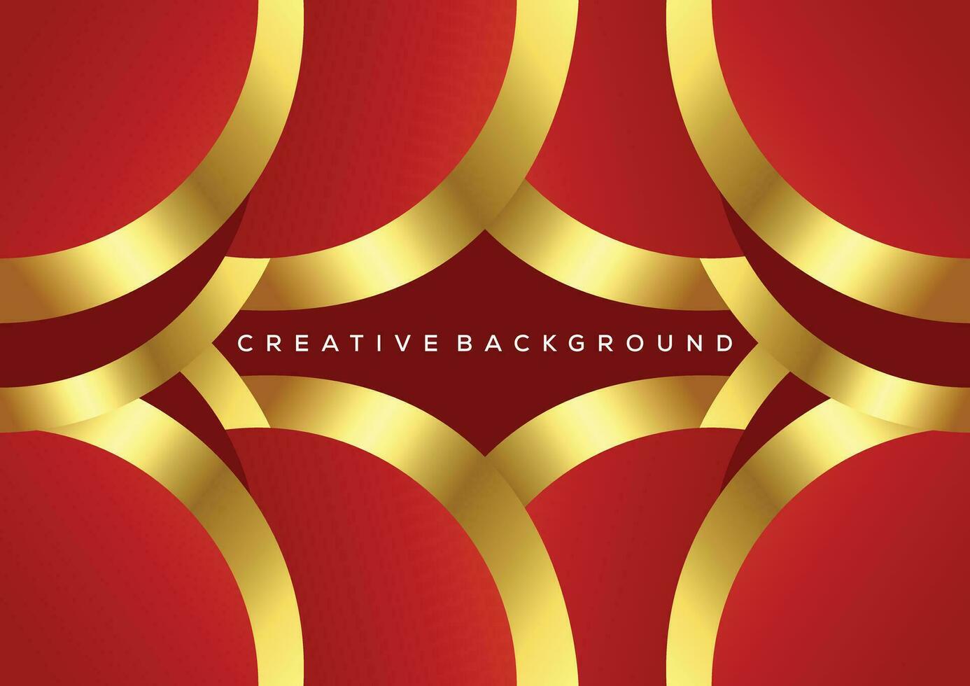 creative background red with luxury line color vector