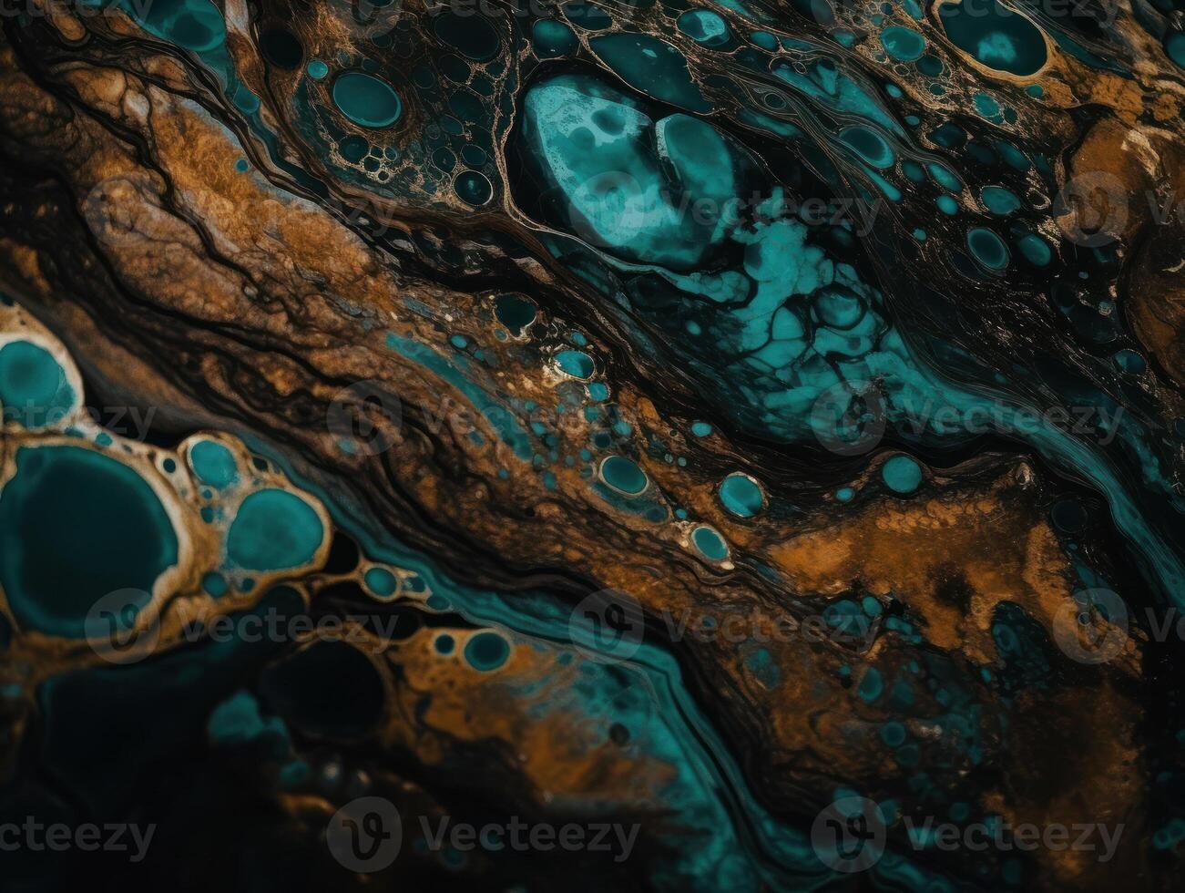 Bright fluid marble paint pattern Dynamic liquid shapes background created with technology photo