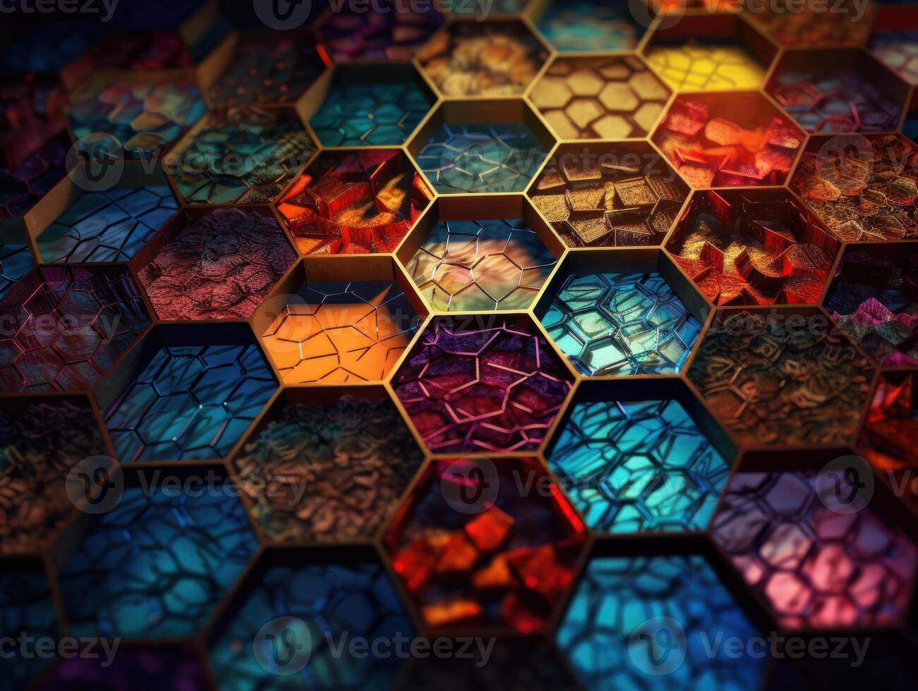 Colorful abstract background organic shapes Abstract geometric mosaic pattern created with technology photo