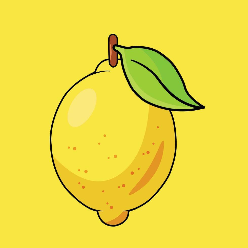 Lemon vector art