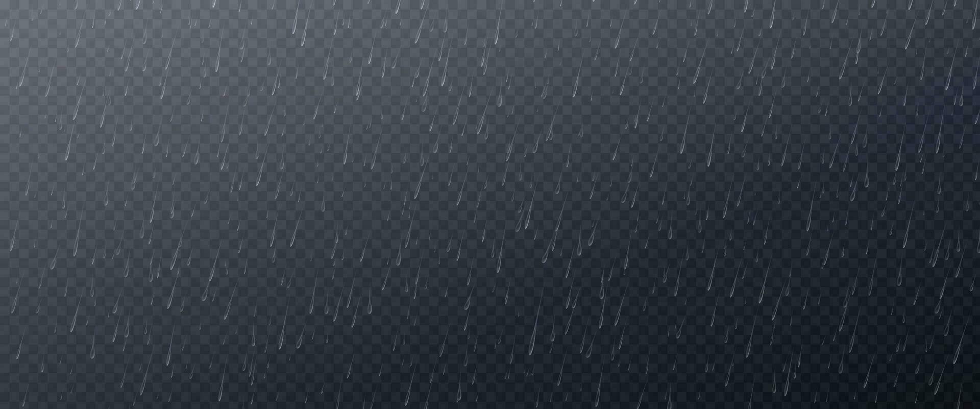 Vector rain effect and drop water texture weather