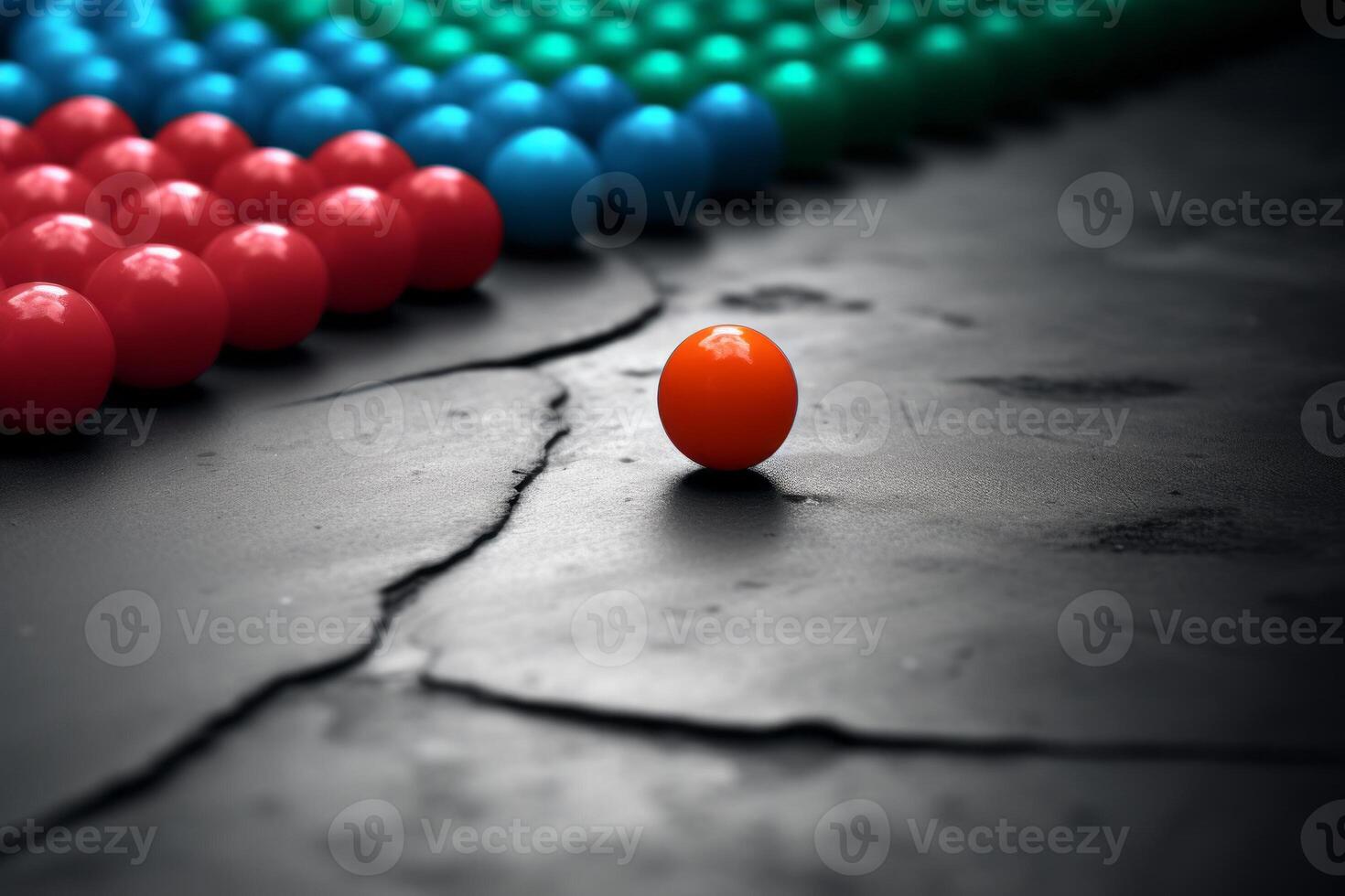 Diversity and Inclusion concept in urban, creative, rebel, minimalistic. photo
