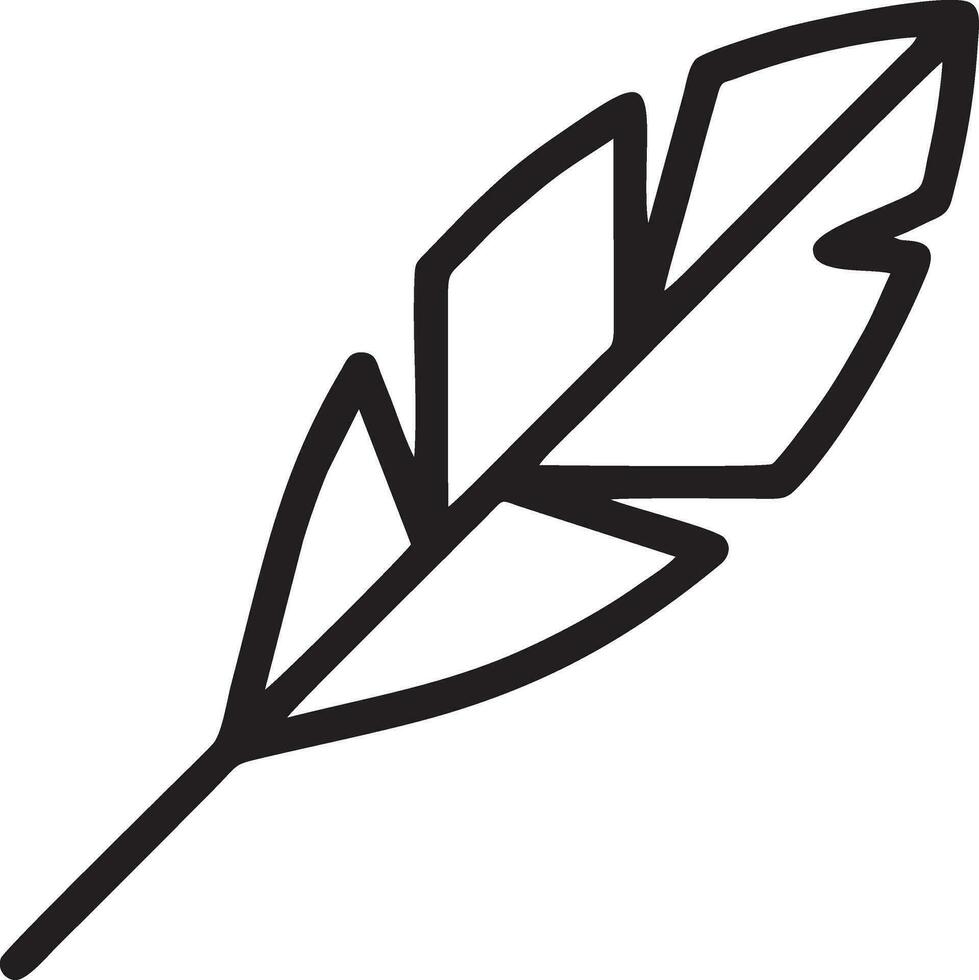 pluma icono símbolo aislado vector imagen. ilustración de el pluma pájaro escritura dibujo icono imagen diseño eps 10