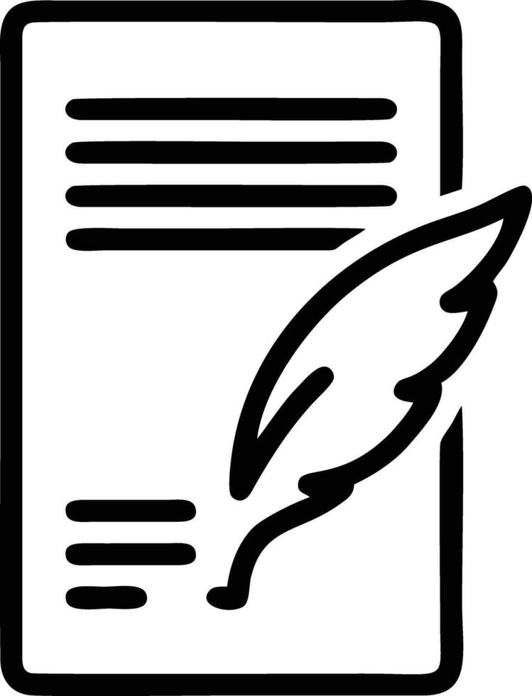 Feather icon symbol isolated vector image. Illustration of the feather bird writing drawing icon image design EPS 10