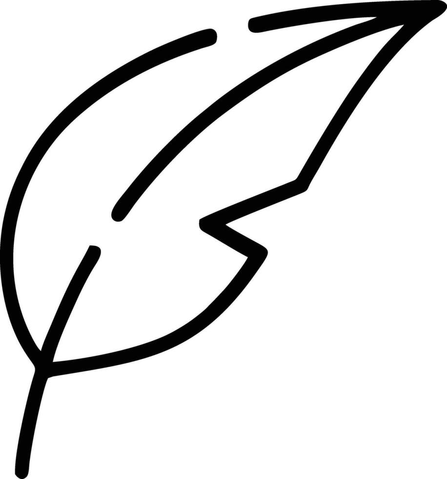 pluma icono símbolo aislado vector imagen. ilustración de el pluma pájaro escritura dibujo icono imagen diseño eps 10