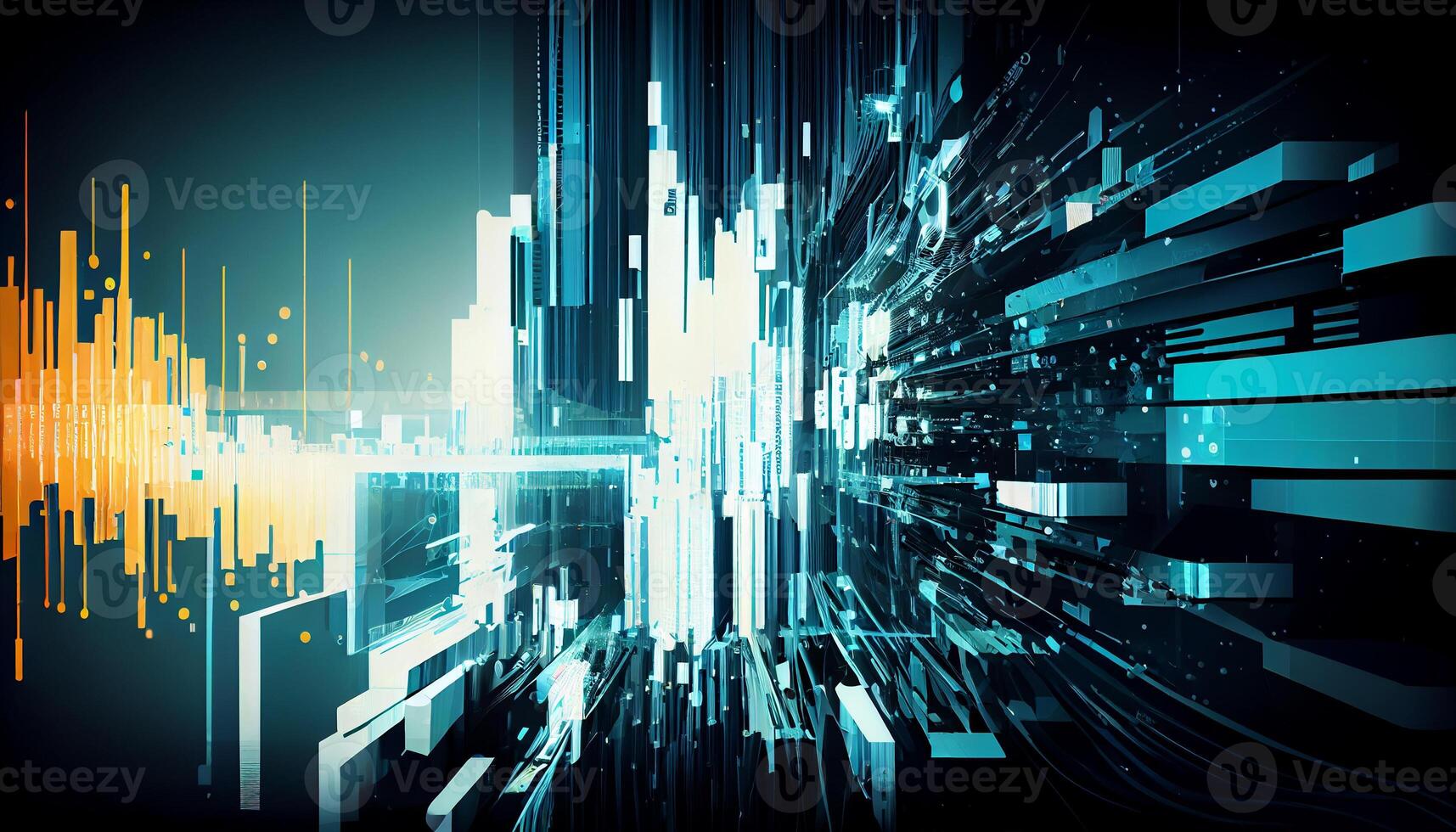 Abstract Business Technology Background. . photo
