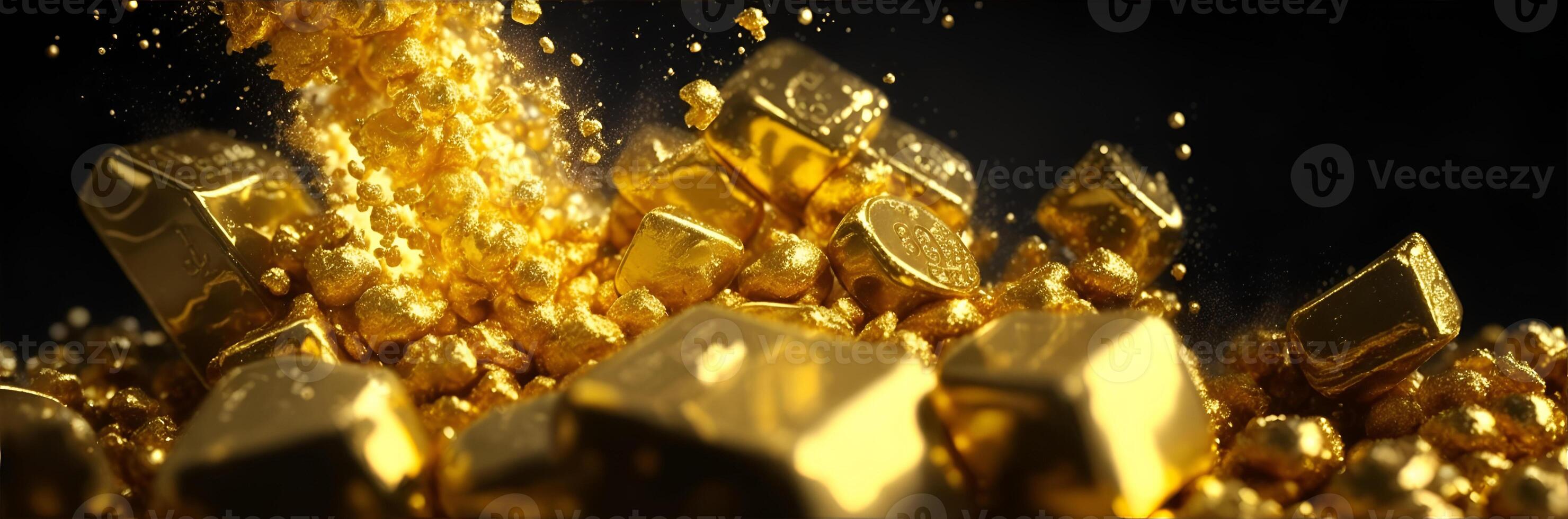 Growing, expanding or exploding gold market. photo