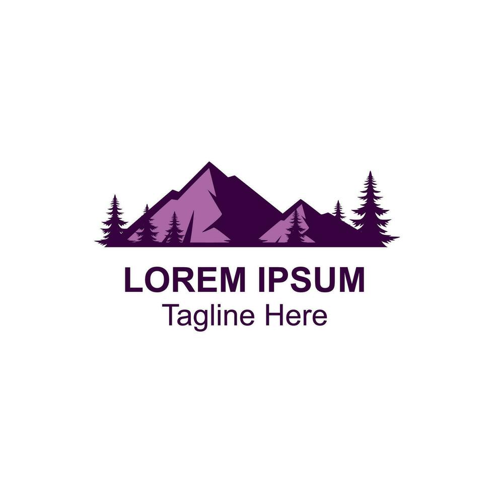 mountain concept icon vector background