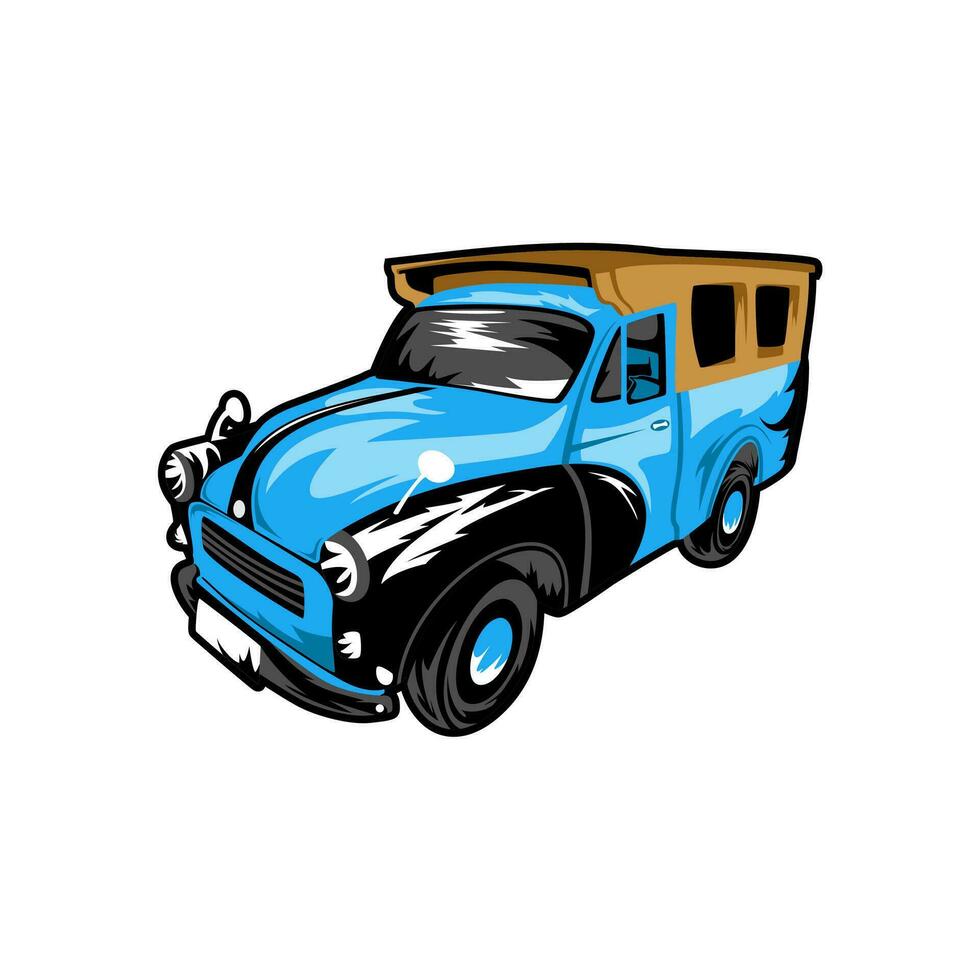 Free vector classic car illustration