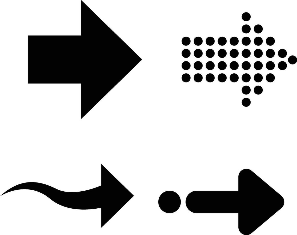 flecha forma elemento. mano dibujado diseño elementos, diferente formas aislado en blanco antecedentes. Pro vector