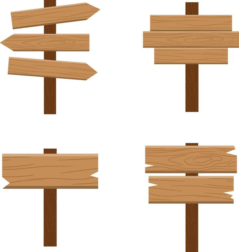 Hanging Wooden Board. texture panels stock vector illustration. Rustic board, plank with place. rural background.