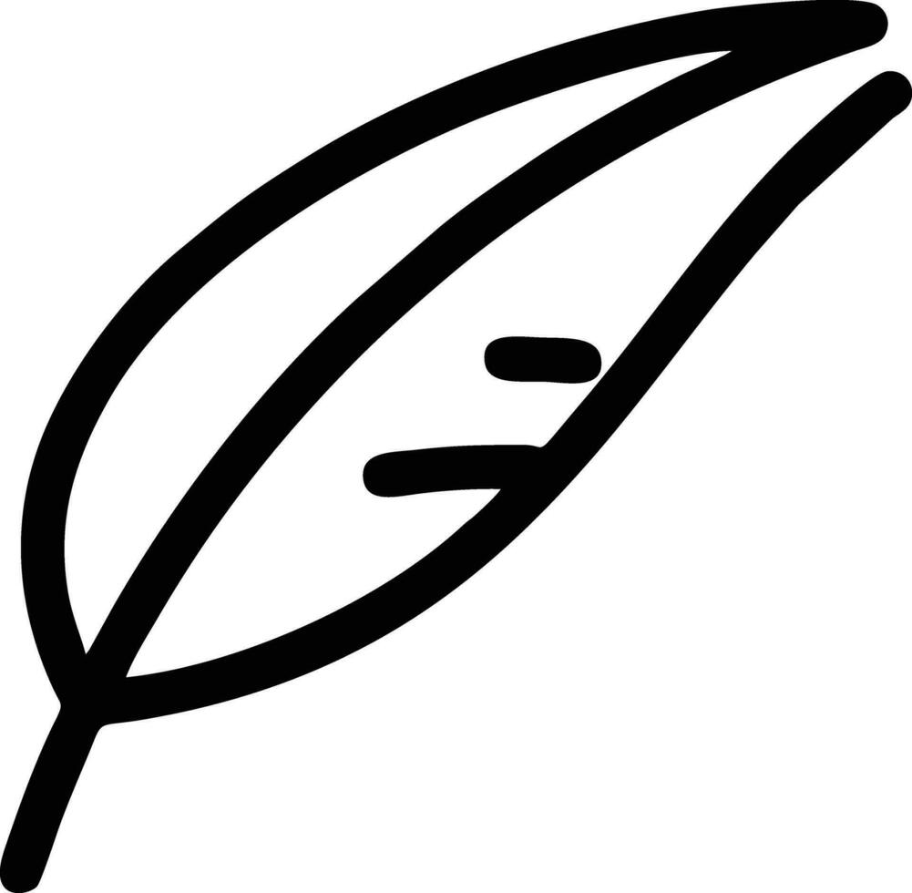 Feather icon symbol isolated vector image. Illustration of the feather bird writing drawing icon image design EPS 10