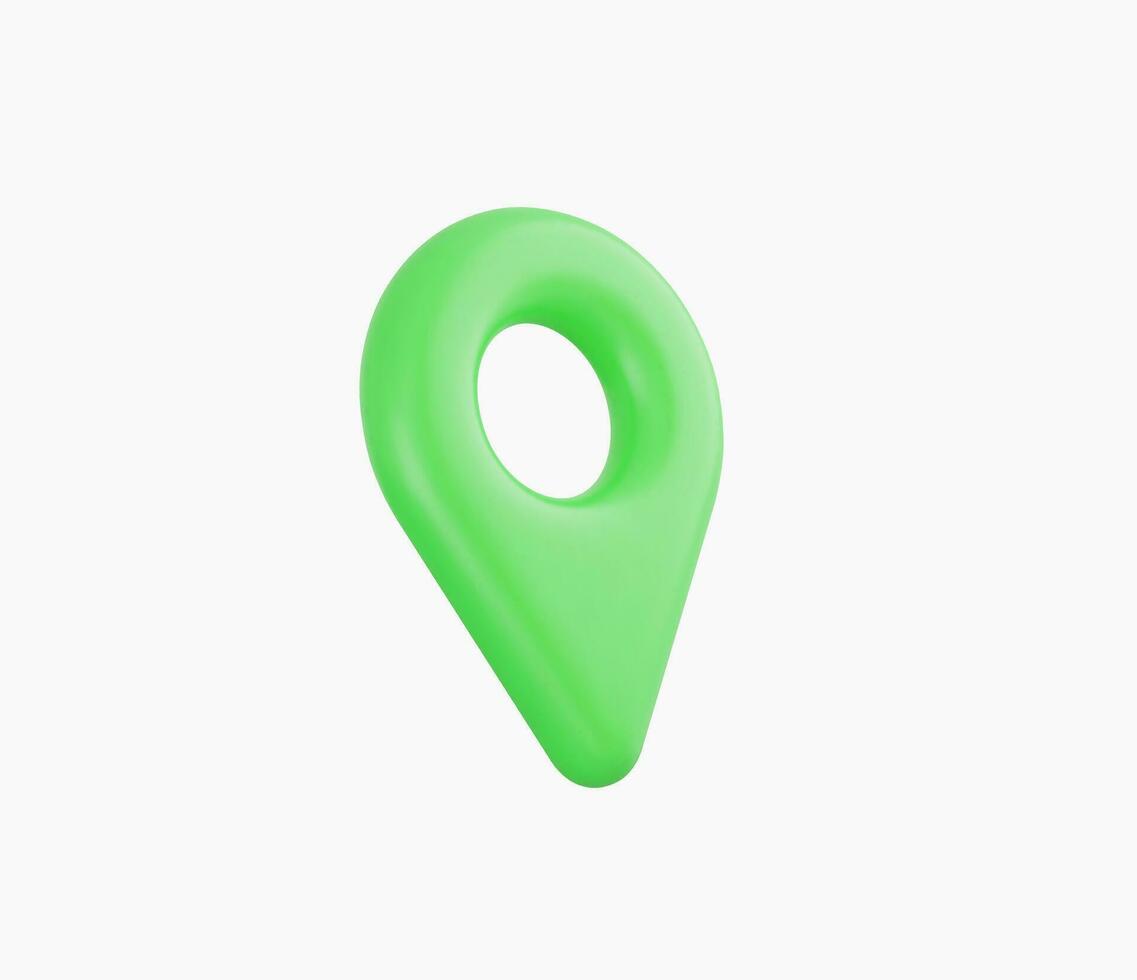 3d Realistic Location map pin GPS pointer markers vector illustration