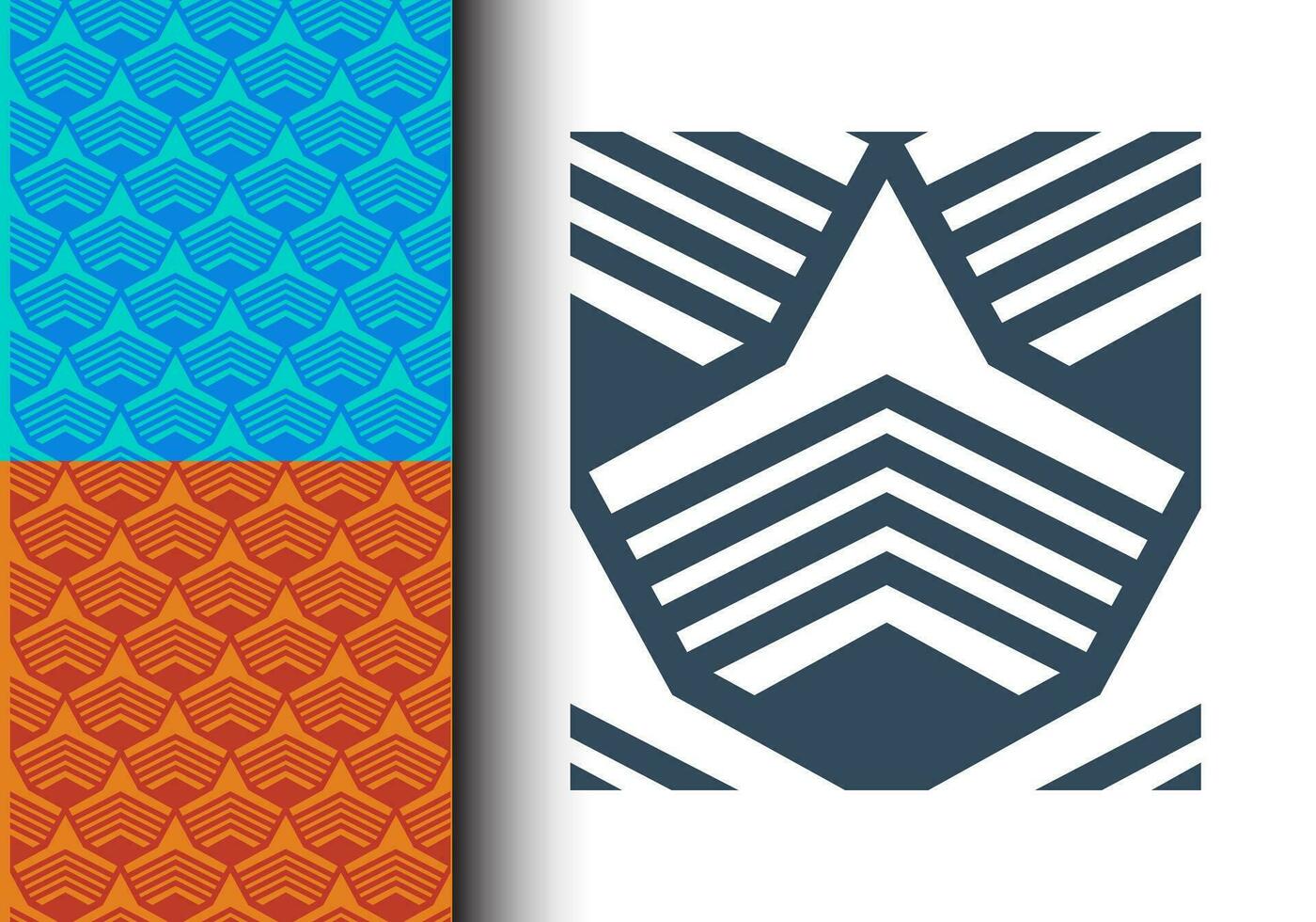 geometría escamas pescado sin costura modelo elemento vector para antecedentes. moderno y elegante forma textura. ajuste para bandera, fondo, póster, tela, cubrir. vector eps 10