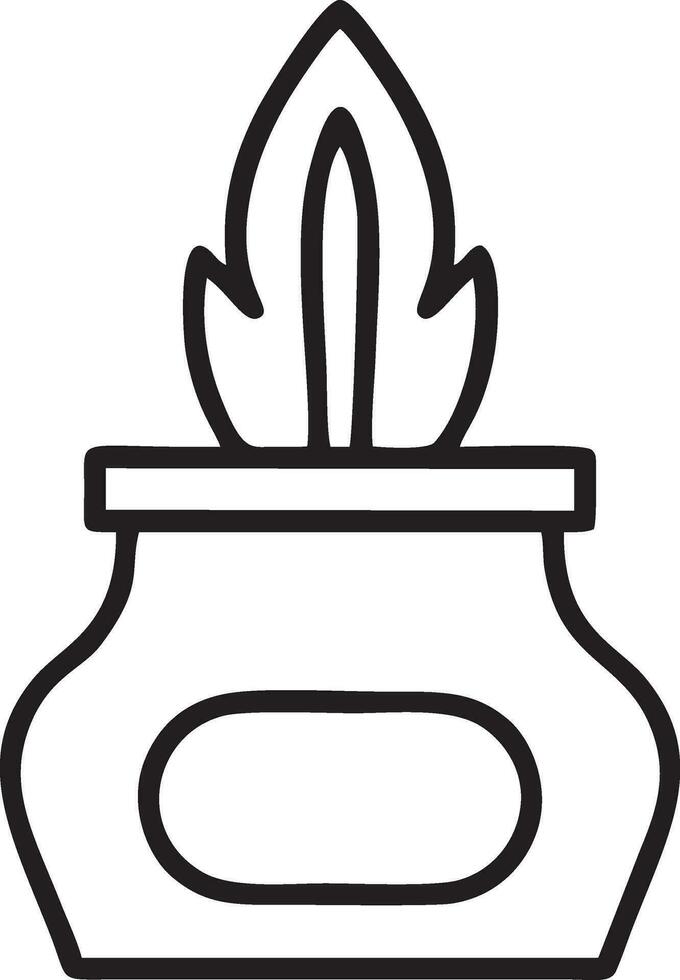Feather icon symbol isolated vector image. Illustration of the feather bird writing drawing icon image design EPS 10