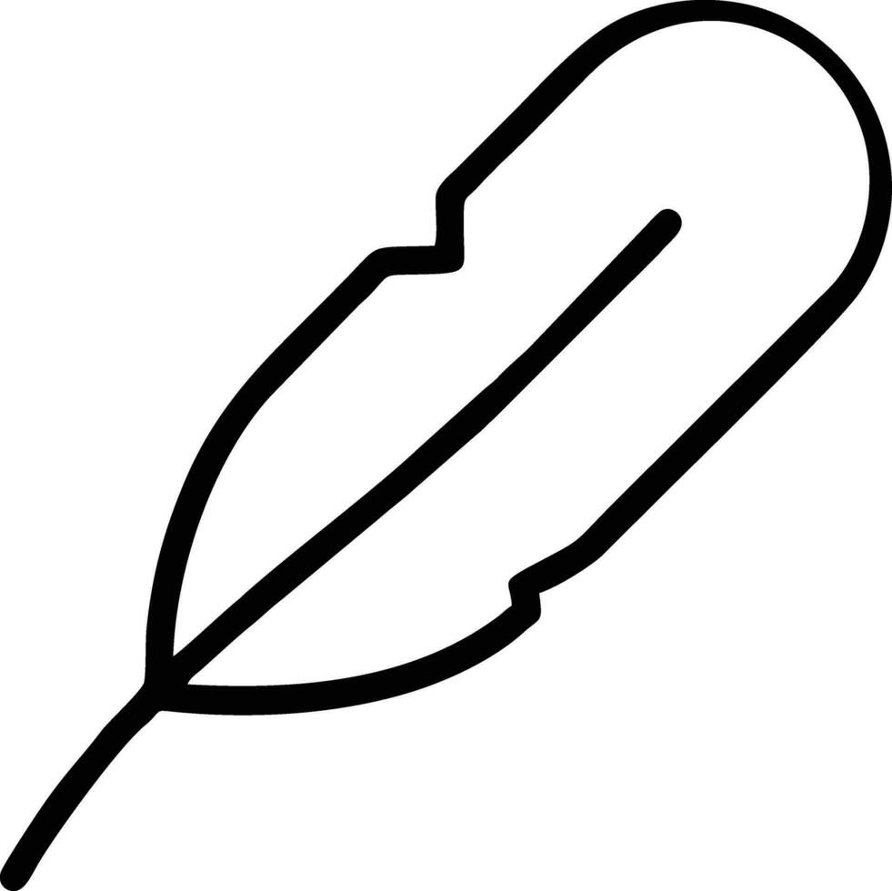 Feather icon symbol isolated vector image. Illustration of the feather bird writing drawing icon image design EPS 10