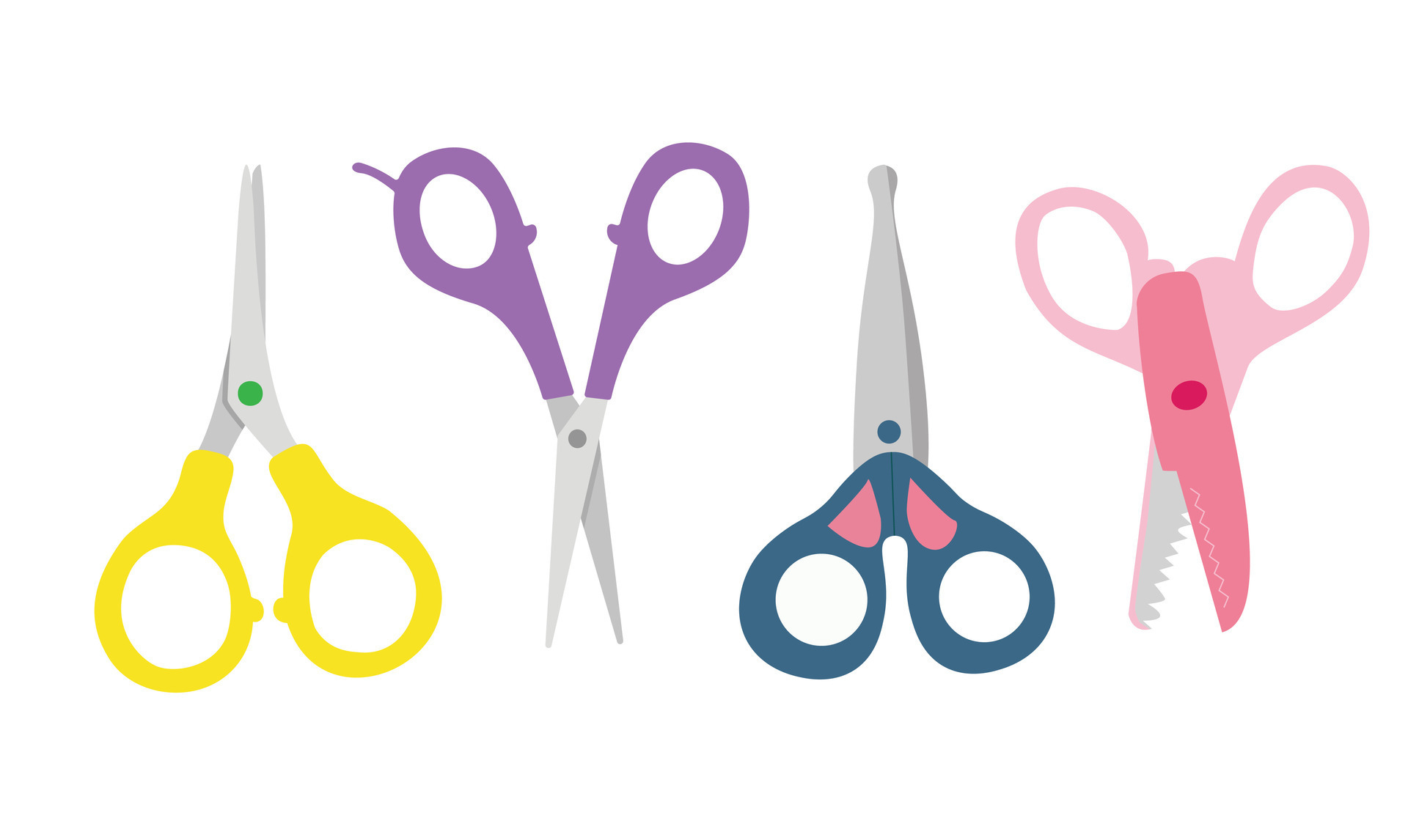 Childrens Scissors Stock Vector Illustration and Royalty Free