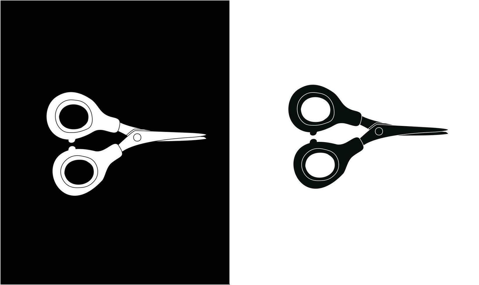 Scissors Icon Tool Barber White Icon Shadow Transparent Background