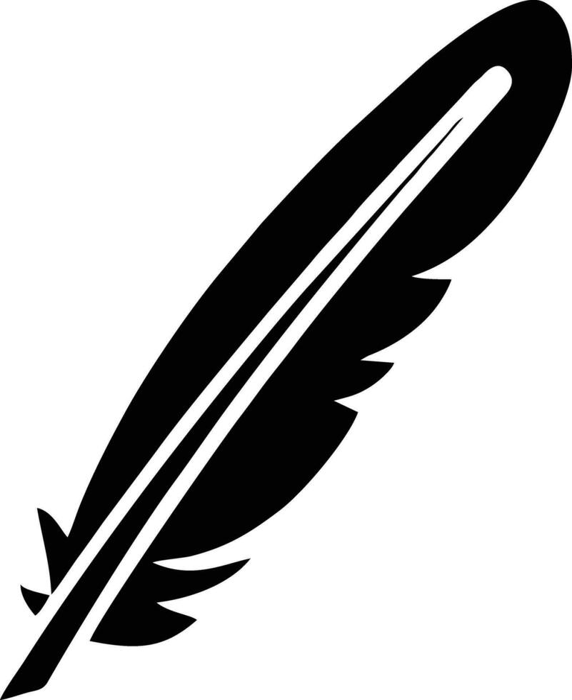 pluma icono símbolo aislado vector imagen. ilustración de el pluma pájaro escritura dibujo icono imagen diseño eps 10