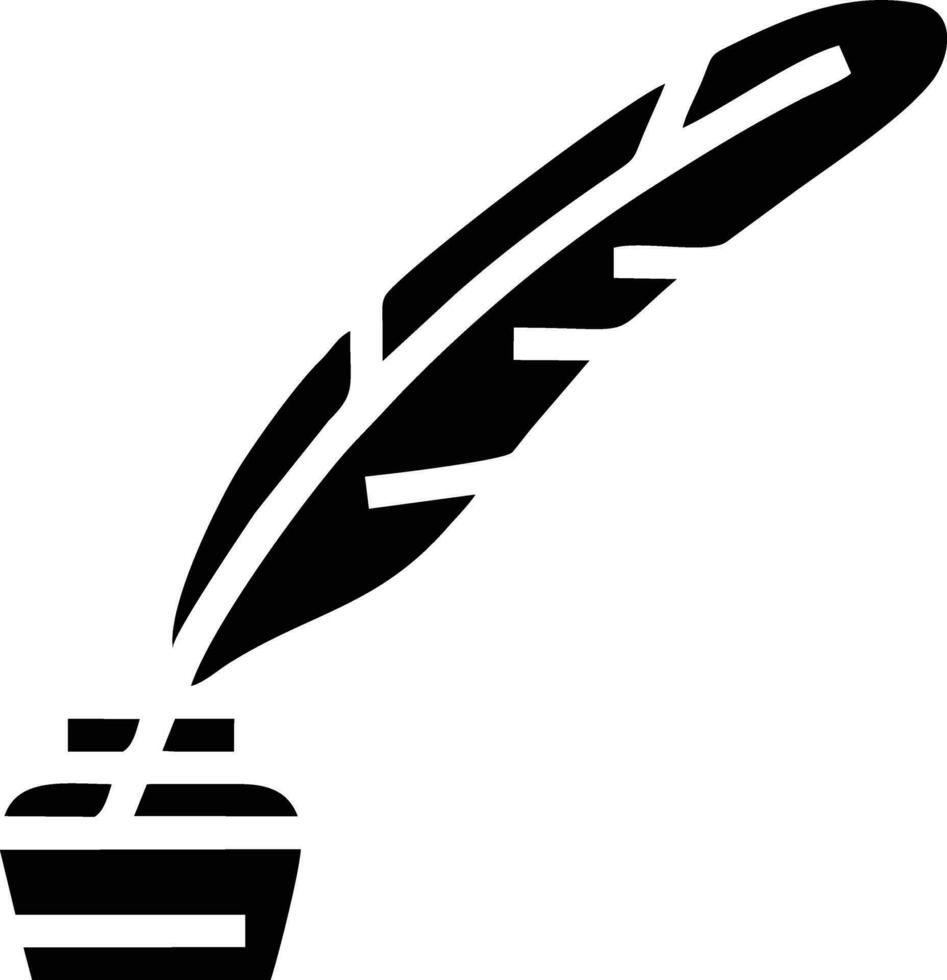 Feather icon symbol isolated vector image. Illustration of the feather bird writing drawing icon image design EPS 10