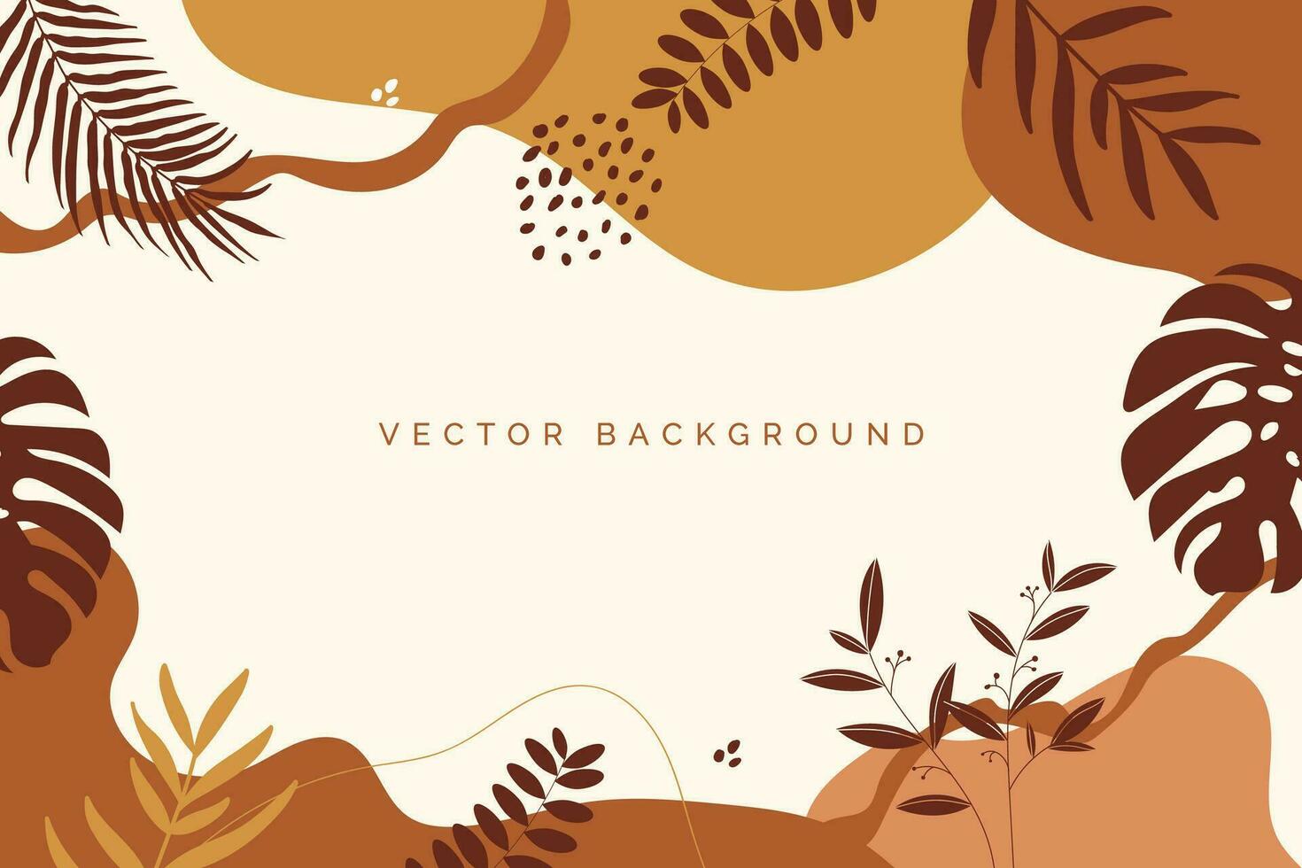 hand drawn abstract shapes minimali background,social media template background vector